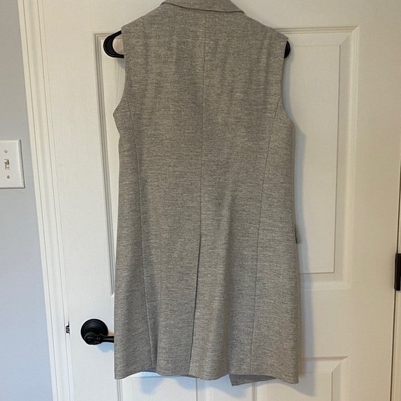 Club Monaco Gray Double-Breasted Vest with Gold Buttons - Picture 9 of 14